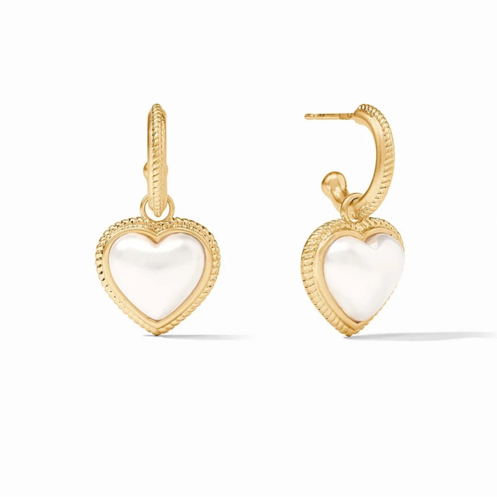 Julie Vos Hoop & Charm Earrings